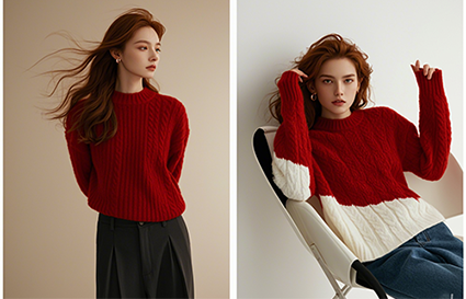 沈阳化妆学校_新年红穿搭一定要试一试